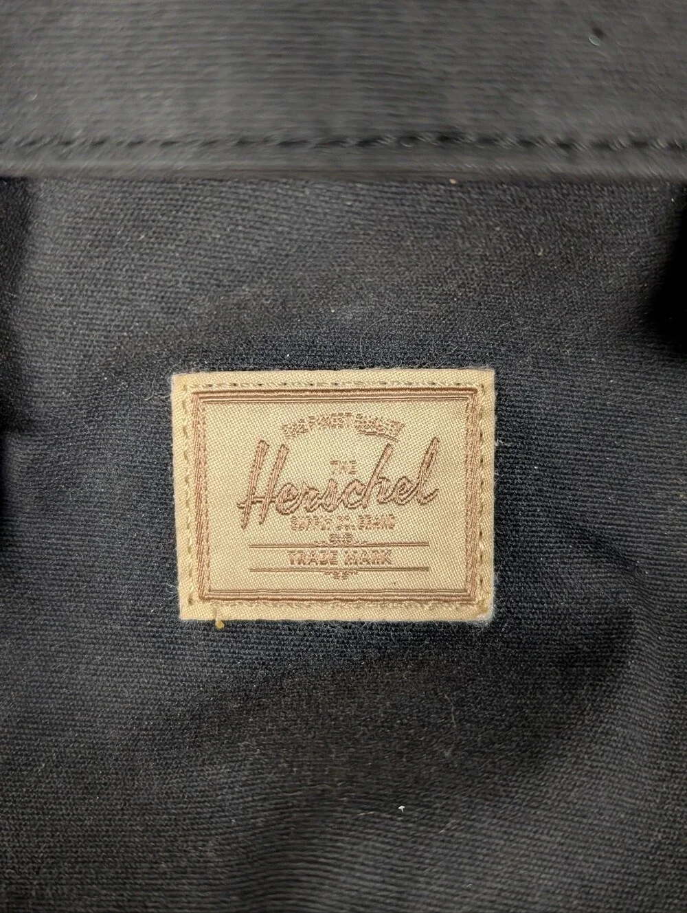 Herschel Supply Company Black Backpack with Brown Straps